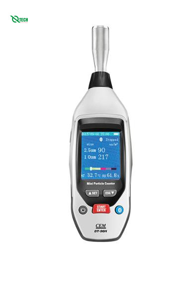 Máy đếm hạt tiểu phân mini & đo HCHO CEM DT-96B (CH:2.5,10um; PM2.5:0～2000ug/m3;PM10:0～2000ug/m3)