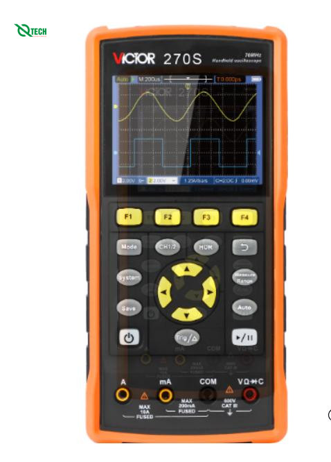 Máy hiện sóng số cầm tay VICTOR 270S (70MHz, 125 MSa/s, 2Ch)