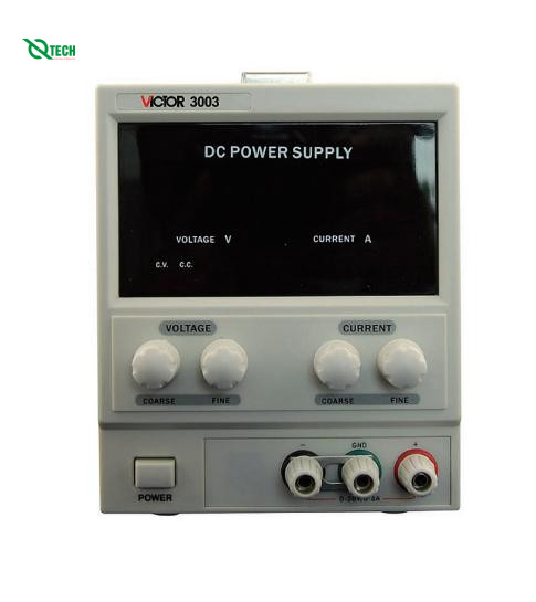 Bộ nguồn DC VICTOR 3003 (0-30V, 3A)