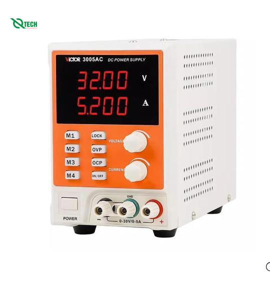Bộ nguồn DC VICTOR 3005AC (0 ~ 30V, 0 ~ 5A)