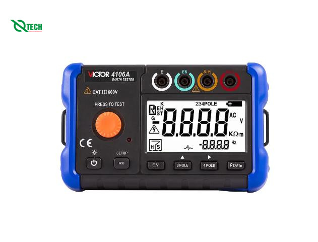 Thiết bị đo điện trở đất VICTOR 4106A (0.01Ω·m～376.8KΩ·m)