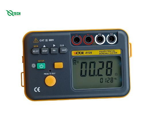 Thiết bị đo điện trở đất VICTOR 4109 (2Ω- 2000Ω)