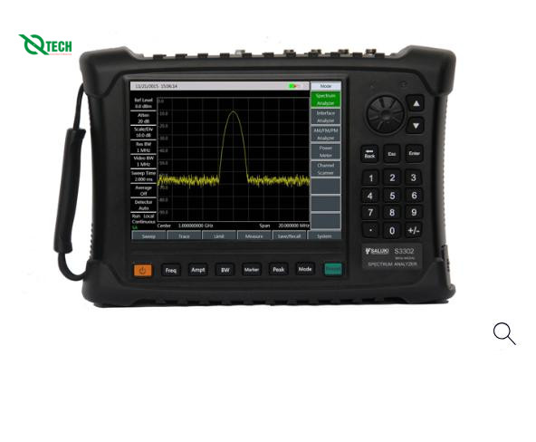 Máy phân tích phổ cầm tay SALUKI S3302D (9 kHz ~ 44 GHz)