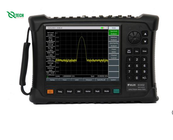 Máy phân tích phổ cầm tay SALUKI S3302A (9 kHz ~ 20 GHz)