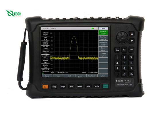 Máy phân tích phổ cầm tay SALUKI S3302SA (9 kHz ~ 4 GHz)
