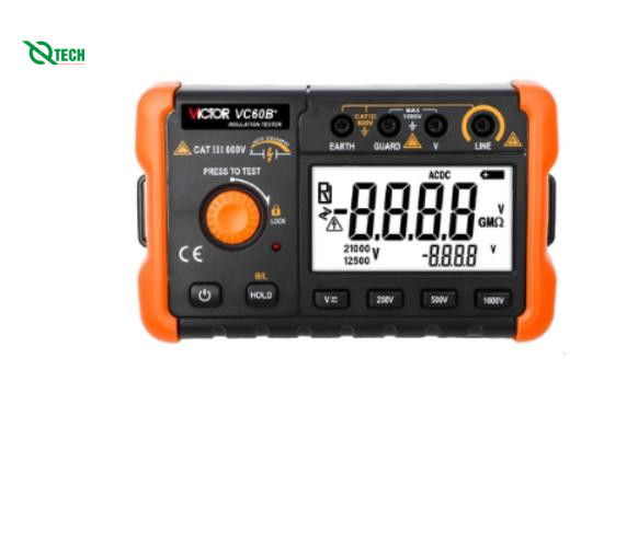 Máy đo điện trở cách điện VICTOR VC60B+ (500V/ 0.6MΩ~1999MΩ)