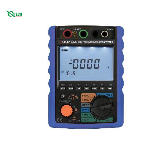 Thiết bị đo điện trở cách điện VICTOR 3126 (0 ~ 10TΩ, 0 ~ 1000V)
