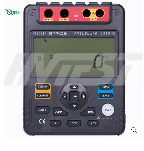 Thiết bị đo điện trở cách điện Wuhan HT2672F (5000V, 1TΩ)