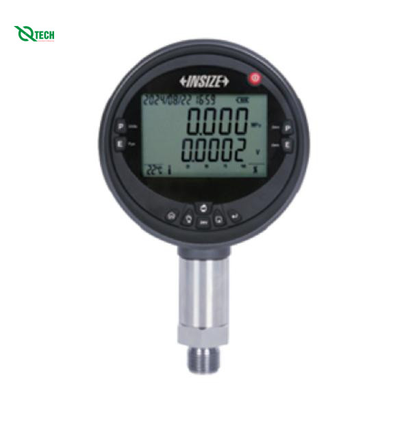 Đồng hồ đo áp suất điện tử Insize 5240-N12Y400 (0-40 MPa/0~400 bar, NPT1/2)