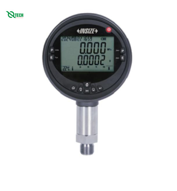 Đồng hồ đo áp suất điện tử Insize 5240-G12Y100 (0-10 MPa/0~100 bar, G1/2)