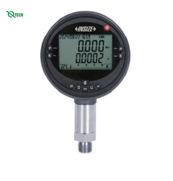 Đồng hồ đo áp suất điện tử Insize 5240-N12Y60 (0-6 MPa/0~60 bar, NPT1/2)
