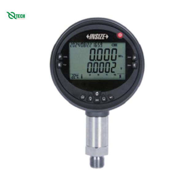 Đồng hồ đo áp suất điện tử Insize 5240-G12Y010A (-100~0 kPa/-1~0 bar, G1/2)