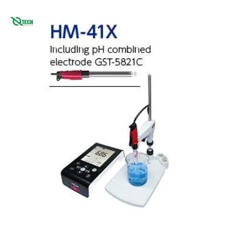 Máy đo pH cầm tay TOA DKK HM41X (0~14pH; -2000,0~2000,0 mV; 0,0~100,0℃)