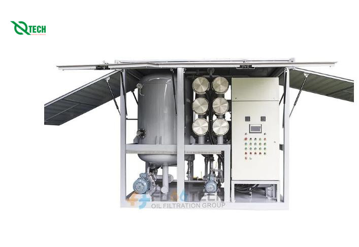 Máy lọc dầu biến áp chân không hai tầng Fuootech ZYD-W-200 (12000 L / H)