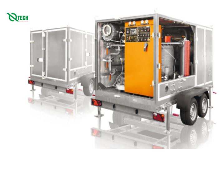 Máy lọc khử khí dầu bằng nhiệt và chân không GlobeCore UVM-10A (10m³/h; 15m³/h; 185kW)