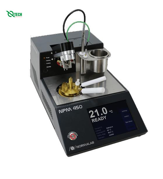 Máy kiểm tra điểm chớp cháy cốc kín Pensky-Martens Normalab NPM 450 (0 ~ 410°C)