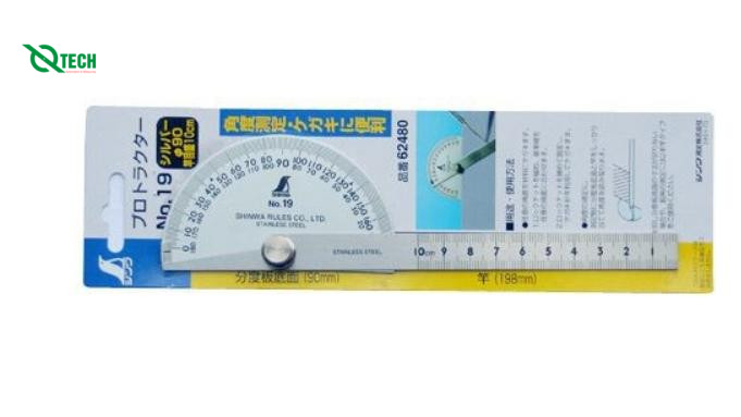 Thước đo góc Shinwa 62480 (1°, 100mm)