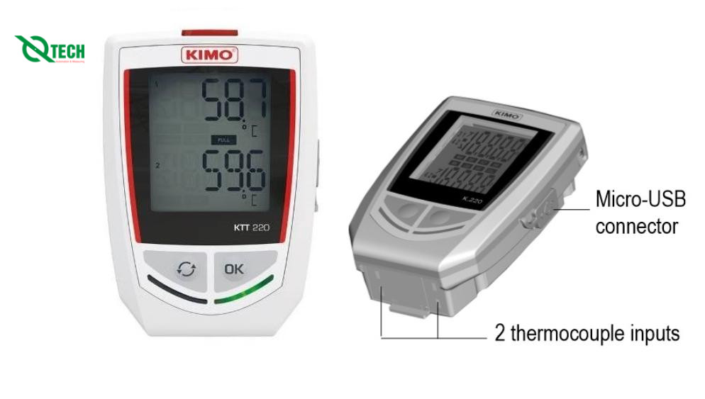 Datalogger ghi nhiệt độ KIMO KTT220