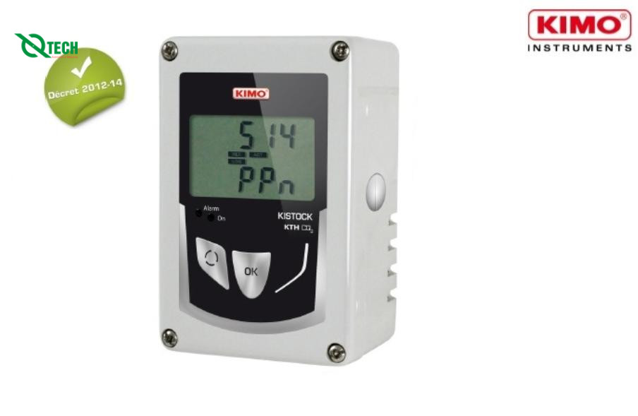 Datalogger ghi nhiệt độ, độ ẩm, khí CO2 KIMO KTH-CO2-E