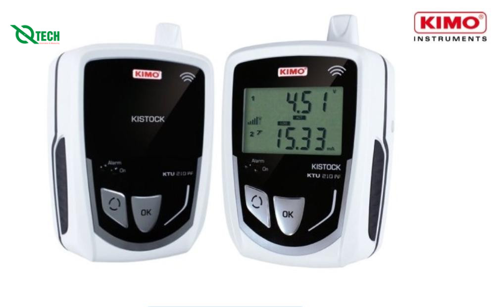 Datalogger ghi dòng điện, điện áp, dòng xung, ánh sáng KIMO KTU210-RF