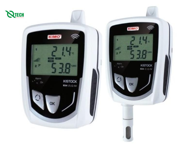 Datalogger ghi nhiệt độ, độ ẩm, dòng điện, điện áp KIMO KH210-RF