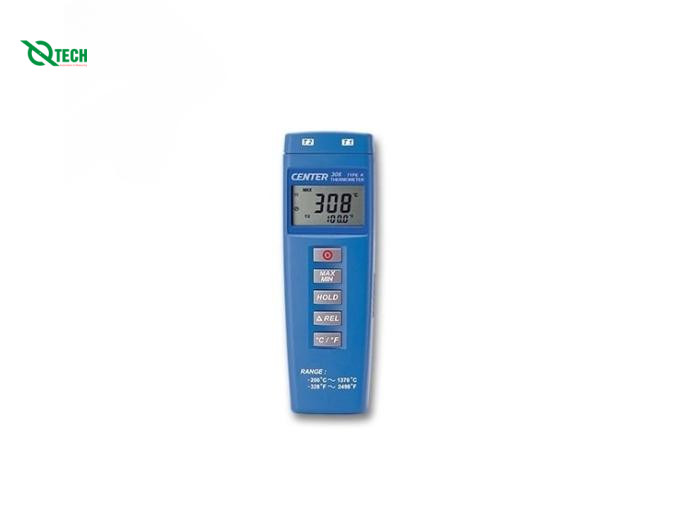 Máy đo nhiệt độ 2 kênh Center 308