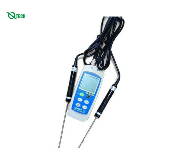 Máy đo nhiệt độ 2 kênh Center 372