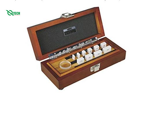 Bộ căn mẫu 10 chi tiết Insize 4107-10 (ceramic,kiểm tra thước panme, grade 0,optical parallel)