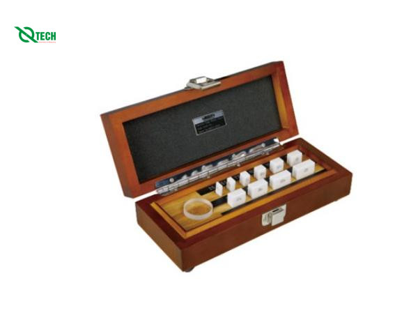 Bộ căn mẫu panme Insize 4107-112 (25-50mm, 11 khối/bộ)