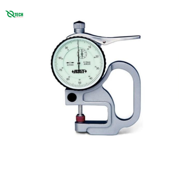 Đồng hồ đo độ dày vật liệu kiểu cơ Insize 2364-10B (0-10mm / 0.01mm)