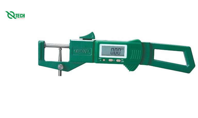 Đồng hồ đo độ dày vật liệu điện tử Insize 2163-25 (0-25mm, 0-2mm /0.01mm)