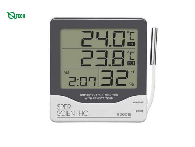 Đồng hồ đo nhiệt độ độ ẩm Sper Scientific 800015