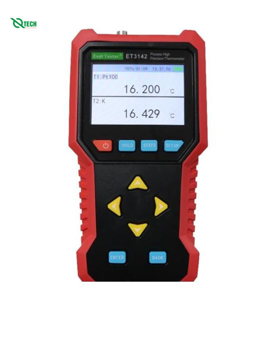 Nhiệt kế cầm tay EAST TESTER ET3142 (Kênh đôi, 0 ~ 1600 Ω, - 200 ~ 850 ℃)