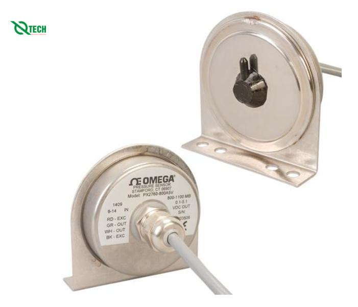 Cảm biến áp suất khí quyển độ chính xác cao OMEGA PX2760-20A5V (Absolute, 20 psi, Barbed Fitting, 1/8 in)