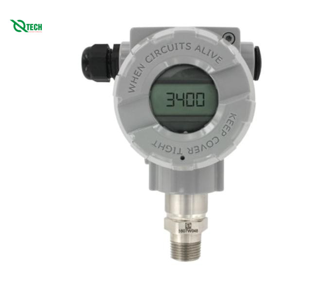 Bộ truyền áp suất thông minh Dwyer 3400-AL-23-NM-2 (Gauge, 4350 psi, NPT Male, 1/2 in)