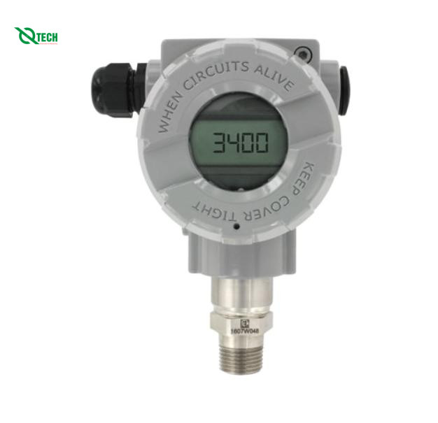 Bộ truyền áp suất thông minh Dwyer 3400-AL-20-NM-2 (Gauge, 2300 psi, NPT Male, 1/2 in)