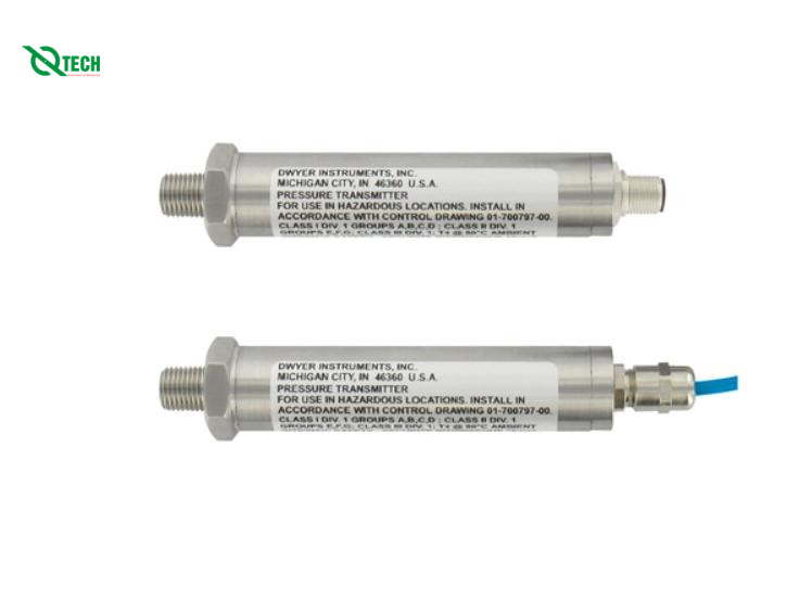 Bộ truyền áp suất an toàn Dwyer IS626-10-GH-P1-E1-S1 (Gauge, 100 psi, NPT Male, 1/4 in)