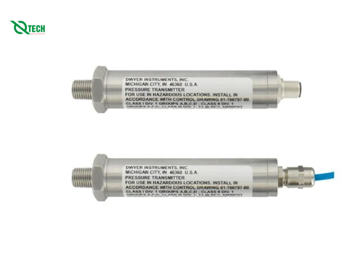 Bộ truyền áp suất an toàn Dwyer IS626-07-GH-P1-E1-S1 (Gauge, 15 psi, NPT Male, 1/4 in)