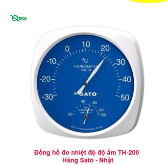 Nhiệt ẩm kế SATO TH-200 (-30 - +50oC, 20 - 100%RH)
