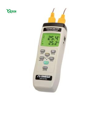 Máy ghi dữ liệu nhiệt độ OMEGA HH147AU (-250 ~ 1767°C)