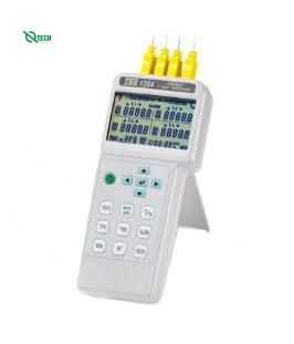 Máy ghi dữ liệu/ đo nhiệt 4 kênh TES TES-1384