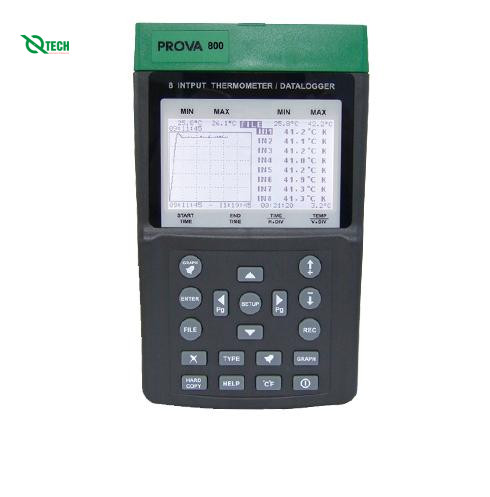 Bộ ghi dữ liệu nhiệt độ TES Prova 800 (Đa kênh)