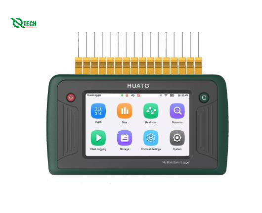 Thiết bị đo và ghi dữ liệu nhiệt độ đa kênh HUATO S1516-U (16 kênh; K, J, E, T, R, S, N, B, C, RTD, NTC, current, voltage,frequency, pulse count)