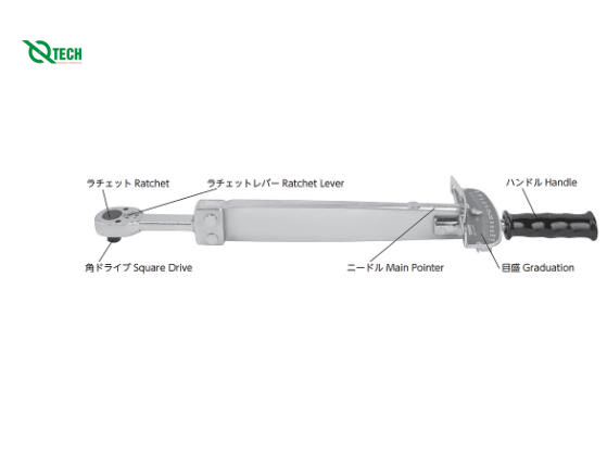 Cờ lê lực Tohnichi QFR1400N (200～1400 N･m)