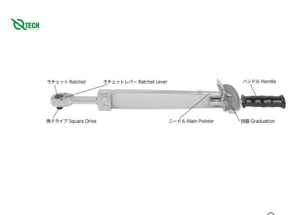 Cờ lê lực Tohnichi QFR1050N (100～1050 N･m)