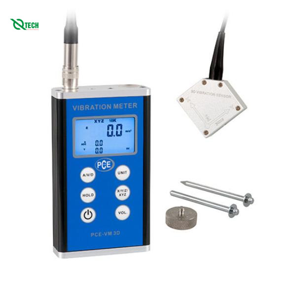 Máy đo độ rung PCE VM 3D (0.1~400.0 m/s²)