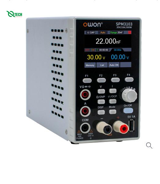 Nguồn 1 chiều DC kèm đồng hồ vạn năng OWON SPM 3051 (1CH; 150W; 0-30V ; 5A)