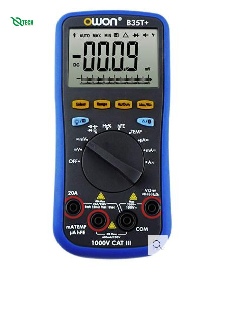 Đồng hồ vạn năng OWON B35+ (1000V, 20A, Bluetooth)