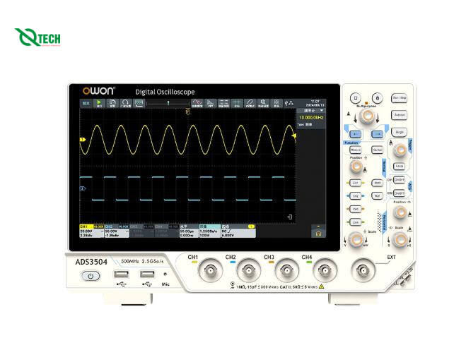 Máy hiện sóng kỹ thuật số đa chức năng OWON ADS3502 (500MHz; 2+EXT)