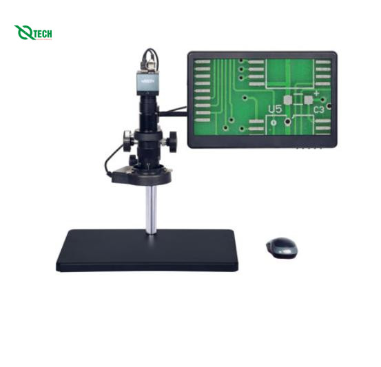 Kính hiển vi đo lường kỹ thuật số (loại cơ bản) Insize 5318-MD60-XY+5318-OB05X (có bàn di chuyển; 12.5X~80X, ống kính phụ trợ 0.5X)